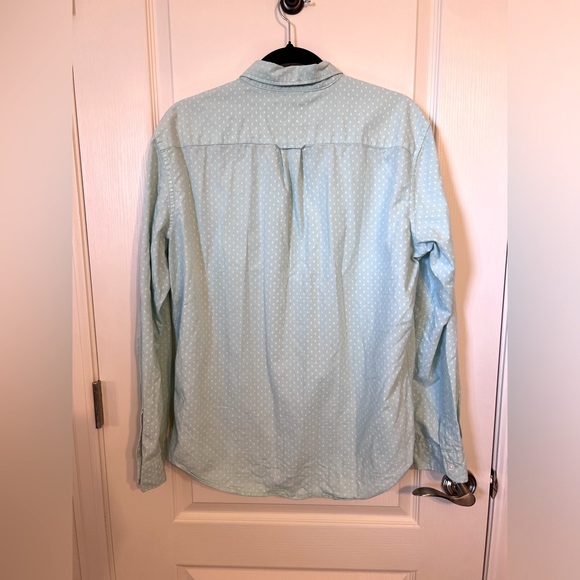 American Eagle Men’s Blue Button Up - Picture 2 of 4